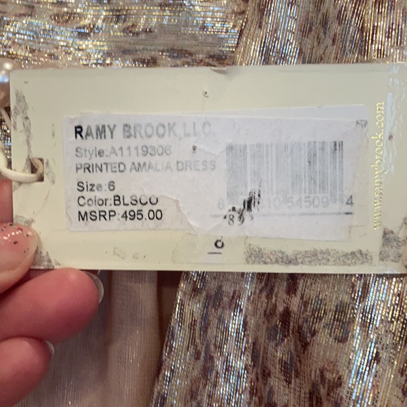 NWT Ramy Brook Silk Dress - Picture 5 of 9